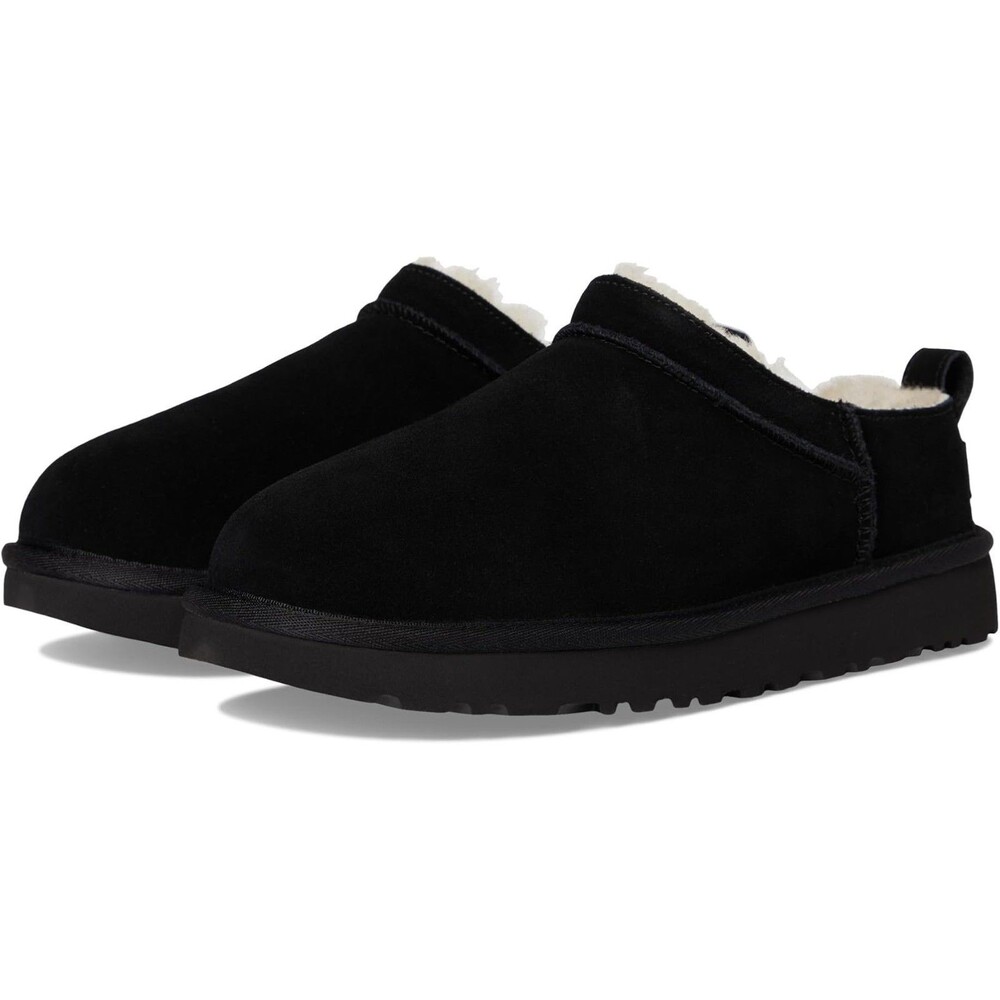 NIB UGG WOMEN'S MICRO MINI SUEDE SHEARLING LINED BOOTS BLACK US 7 EU 38 - Picture 3 of 8